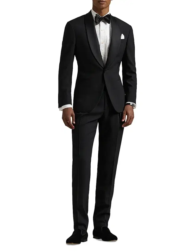 Polo Ralph Lauren Men's Barathea Satin & Wool Tuxedo