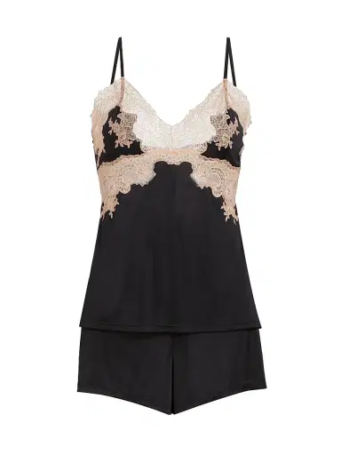 Natori Women's Enchant Lace Camisole Short Set - Black | Thumbnail 1