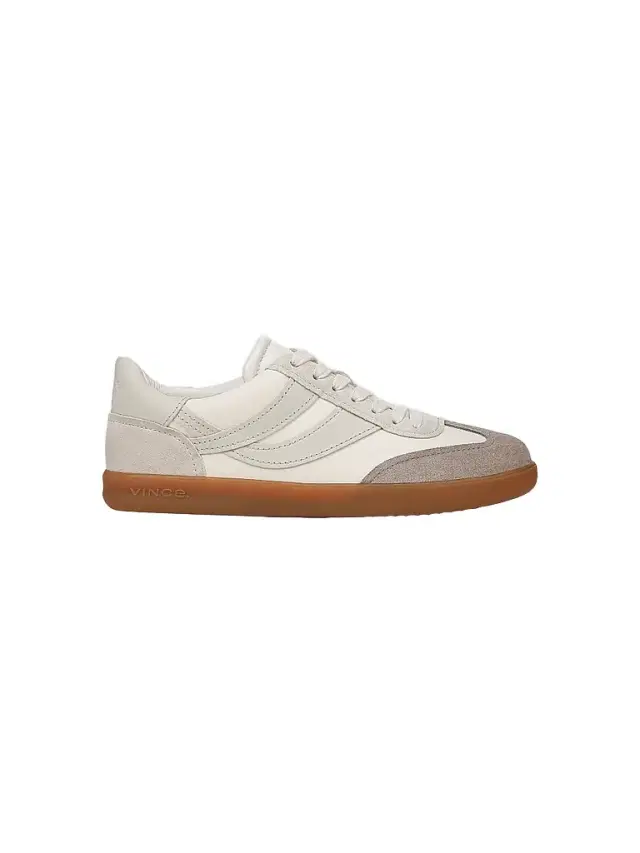 Vince Women's Oasis Leather Low-Top Sneakers - Horchata
