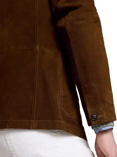 Polo Ralph Lauren Men's Suede Sport Jacket - Antique Smith Brown | Thumbnail 5 Polo Ralph Lauren Men's Suede Sport Jacket - Antique Smith Brown | Thumbnail 5