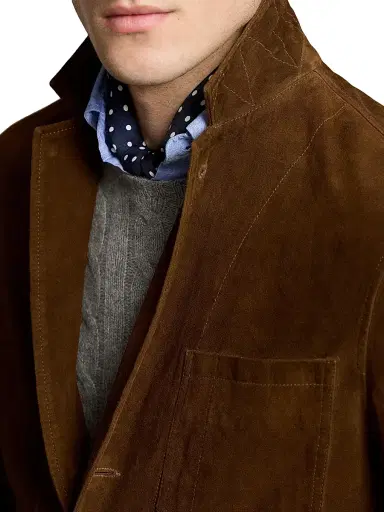Polo Ralph Lauren Men's Suede Sport Jacket - Antique Smith Brown | Thumbnail 6 Polo Ralph Lauren Men's Suede Sport Jacket - Antique Smith Brown | Thumbnail 6