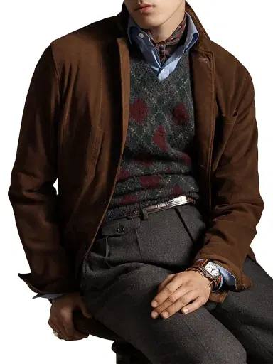 Polo Ralph Lauren Men's Suede Sport Jacket - Antique Smith Brown | Thumbnail 7 Polo Ralph Lauren Men's Suede Sport Jacket - Antique Smith Brown | Thumbnail 7