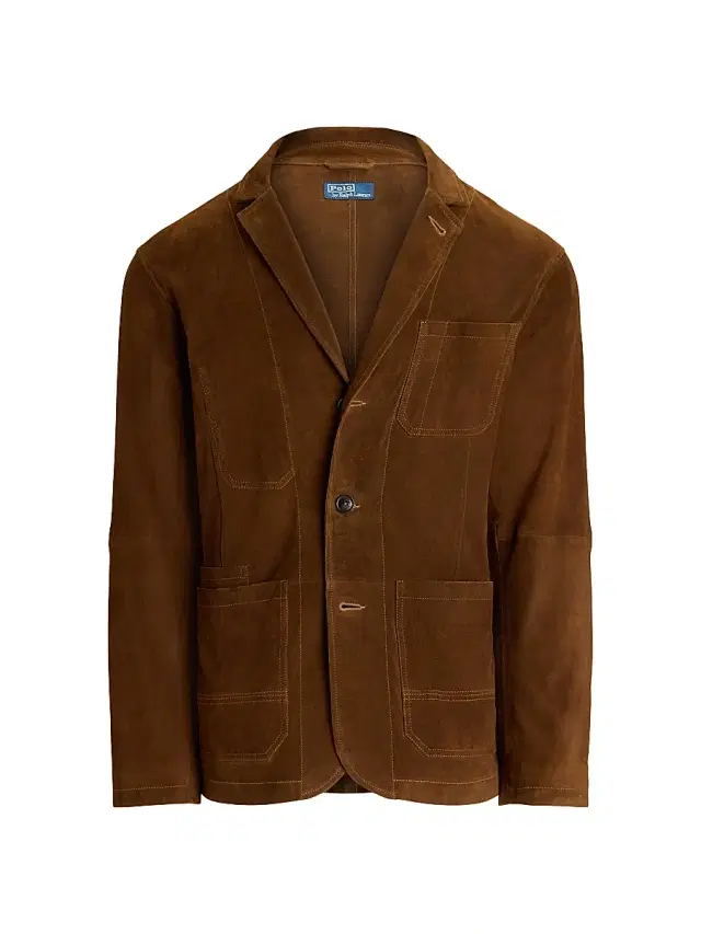 Polo Ralph Lauren Men's Suede Sport Jacket - Antique Smith Brown