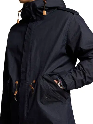 Polo Ralph Lauren Men's Marsh 3-in-1 Hooded Cotton-Nylon Lined Coat - Carbon Blue | Thumbnail 6 Polo Ralph Lauren Men's Marsh 3-in-1 Hooded Cotton-Nylon Lined Coat - Carbon Blue | Thumbnail 6