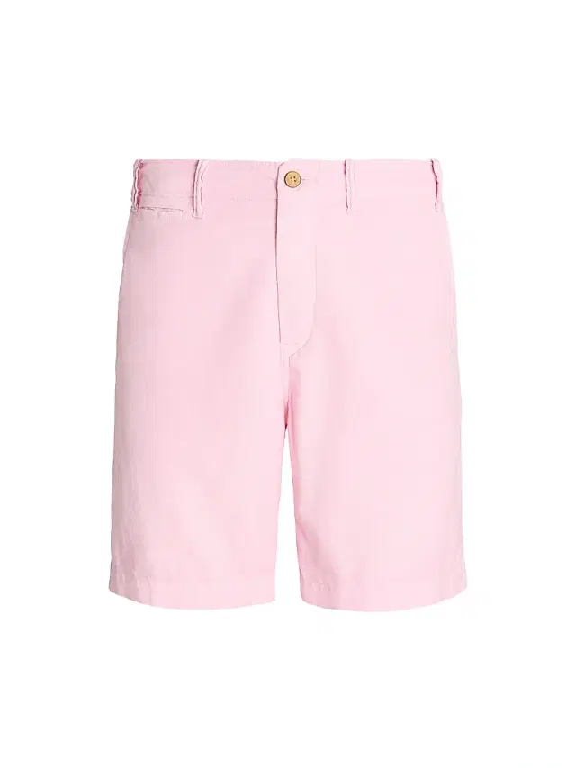 Polo Ralph Lauren Men's Classic-Fit Martime Cotton-Linen Shorts - Carmel Pink