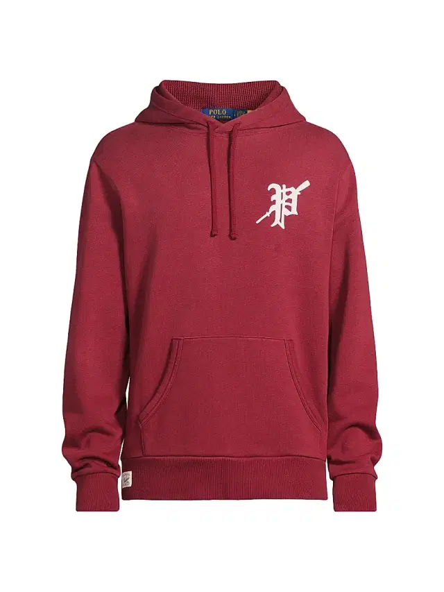 Polo Ralph Lauren Men's Vintage Rowing Fleece Hoodie - Red Carpet