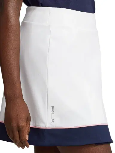 RLX Ralph Lauren Women's Interlock Faux-Wrap Skort - Ceramic White | Thumbnail 5 RLX Ralph Lauren Women's Interlock Faux-Wrap Skort - Ceramic White | Thumbnail 5