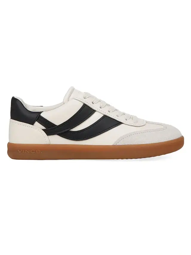 Vince Women's Oasis Leather Sneakers - Nightblue