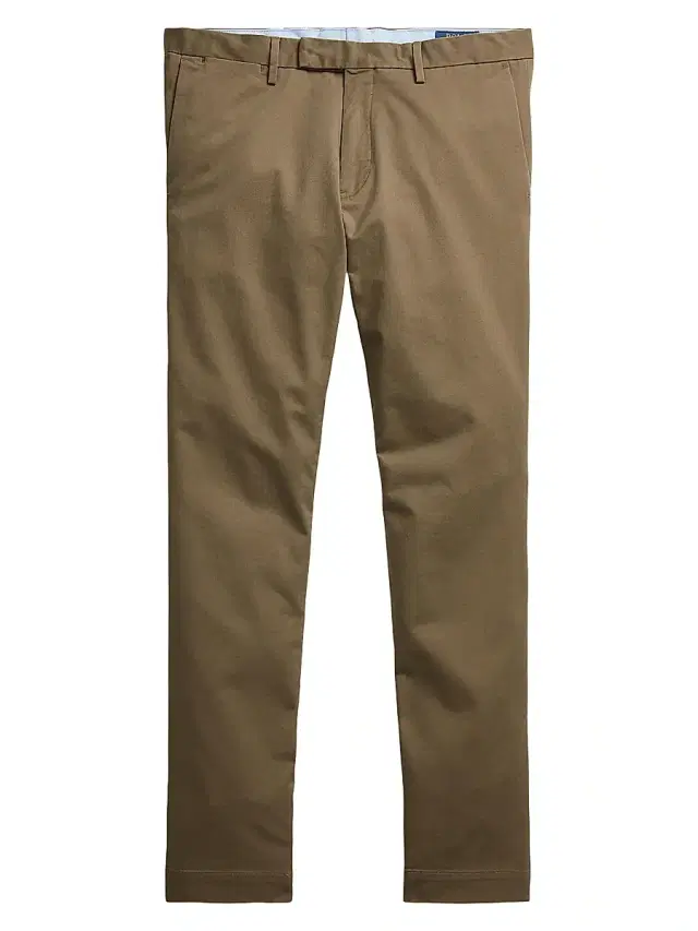 Polo Ralph Lauren Men's Stretch-Cotton Flat-Front Pants - Canopy Olive