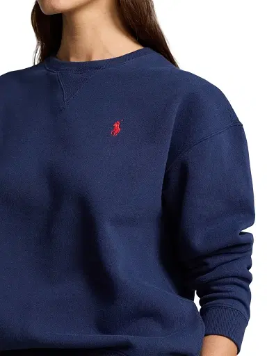 Polo Ralph Lauren Women's Pony Logo Crewneck Sweatshirt | Thumbnail 5
