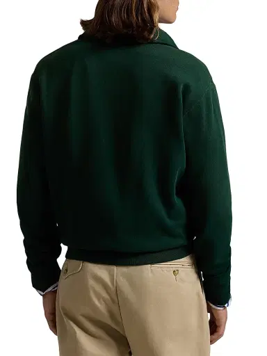 Polo Ralph Lauren Men's Vintage Fleece Logo Zip Jacket | Thumbnail 4