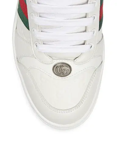 Gucci Women's Screener Leather Low-Top Sneakers - Great White - Size 12 | Thumbnail 4 Gucci Women's Screener Leather Low-Top Sneakers - Great White - Size 12 | Thumbnail 4