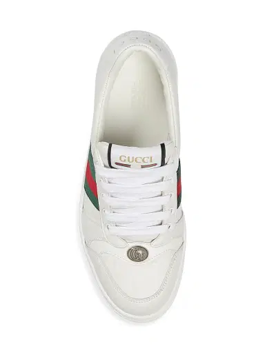Gucci Women's Screener Leather Low-Top Sneakers - Great White - Size 12 | Thumbnail 5 Gucci Women's Screener Leather Low-Top Sneakers - Great White - Size 12 | Thumbnail 5