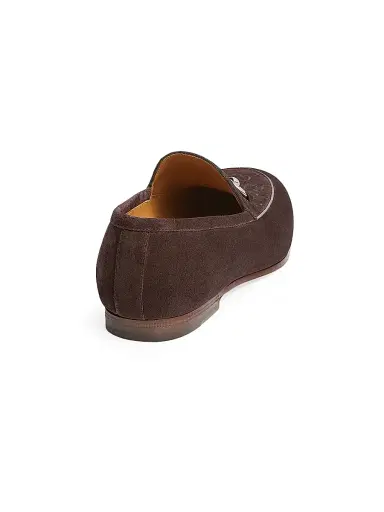 Gucci Men's Jordy Leather Loafers - Night Cocoa - Size 12 | Thumbnail 3 Gucci Men's Jordy Leather Loafers - Night Cocoa - Size 12 | Thumbnail 3