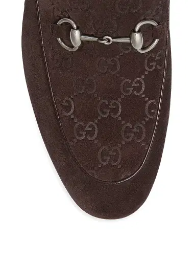 Gucci Men's Jordy Leather Loafers - Night Cocoa - Size 12 | Thumbnail 4 Gucci Men's Jordy Leather Loafers - Night Cocoa - Size 12 | Thumbnail 4