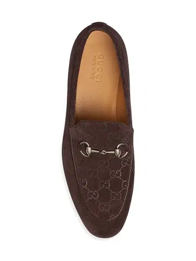 Gucci Men's Jordy Leather Loafers - Night Cocoa - Size 12 | Thumbnail 5 Gucci Men's Jordy Leather Loafers - Night Cocoa - Size 12 | Thumbnail 5