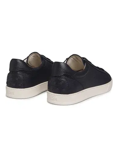 Tod's Men's Moccassino Gomma Leather Sneakers - Blue | Thumbnail 3
