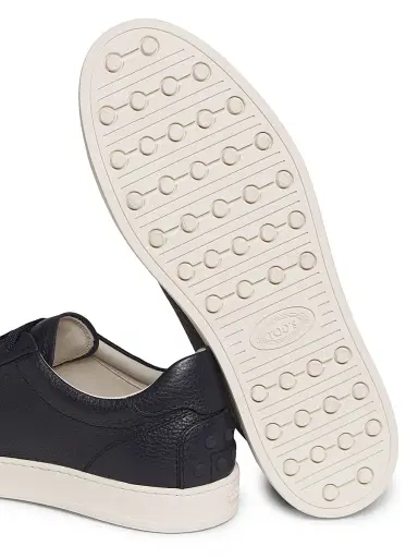 Tod's Men's Moccassino Gomma Leather Sneakers - Blue | Thumbnail 6