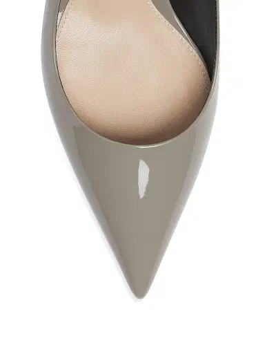 Gucci Women's Signoria 45MM Chain-Embellished Slingback Pumps - New Fango | Thumbnail 4