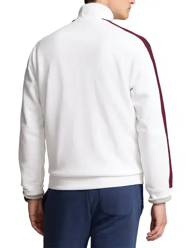 Polo Ralph Lauren Men's Colorblock Knit Track Jacket - White Multi - Size XXL | Thumbnail 3 Polo Ralph Lauren Men's Colorblock Knit Track Jacket - White Multi - Size XXL | Thumbnail 3