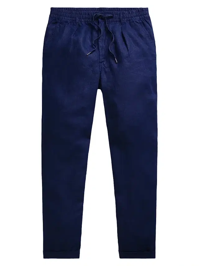 Polo Ralph Lauren Men's Polo Prepster Slim Tapered Linen Pants - Newport Navy