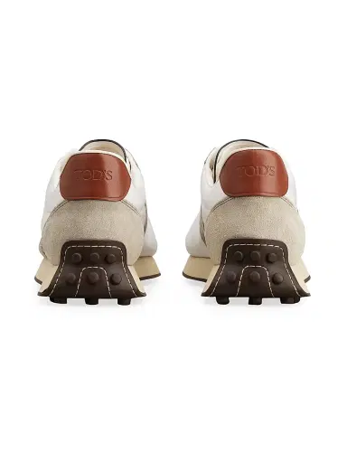 Tod's Men's Allacciato Sportivo Active Sneakers - Bianco Light Brown | Thumbnail 3 Tod's Men's Allacciato Sportivo Active Sneakers - Bianco Light Brown | Thumbnail 3