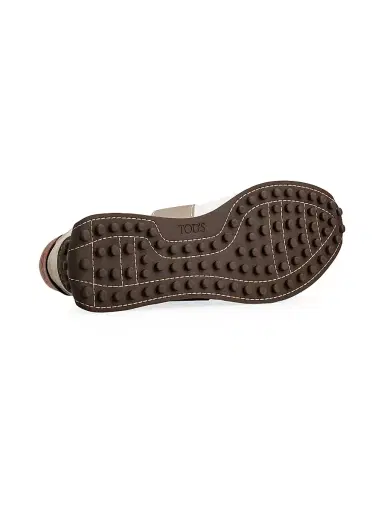 Tod's Men's Allacciato Sportivo Active Sneakers - Bianco Light Brown | Thumbnail 4 Tod's Men's Allacciato Sportivo Active Sneakers - Bianco Light Brown | Thumbnail 4