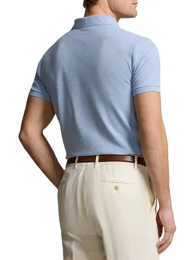 Polo Ralph Lauren Men's Basic Mesh Polo Shirt - Vessel Blue - Size XXL | Thumbnail 4