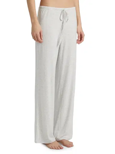 Natori Women's Glamour Lace-Trim Lounge Set - Heather Grey - Size XL | Thumbnail 4