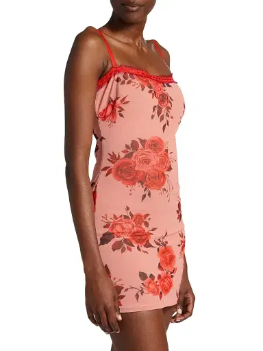 Guizio Women's Floral Mesh Minidress | Thumbnail 4