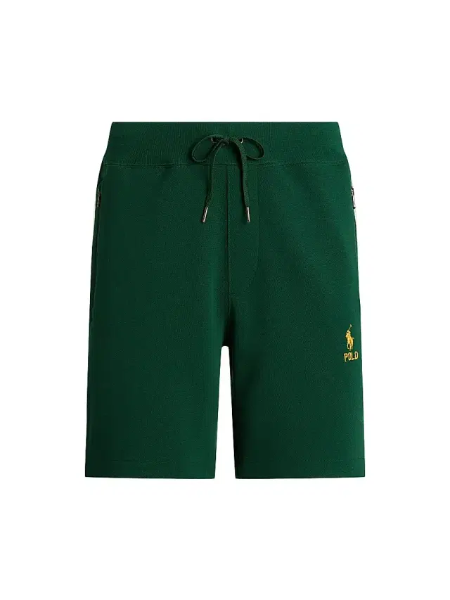 Polo Ralph Lauren Men's Mesh Knit Drawstring Shorts - Moss Agate Multi - Size Small