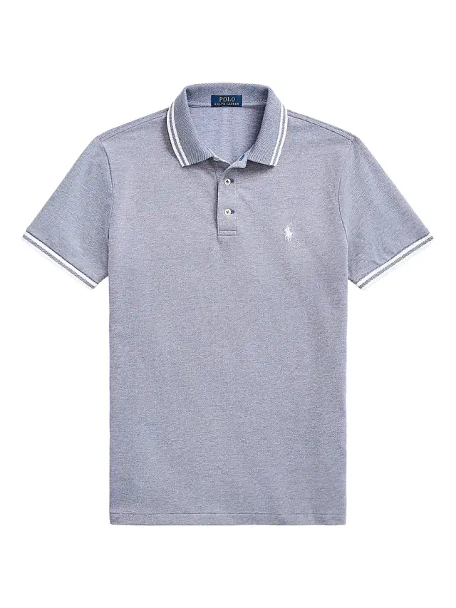 Polo Ralph Lauren Men's Stretch Mesh Polo Shirt - Old Royal White