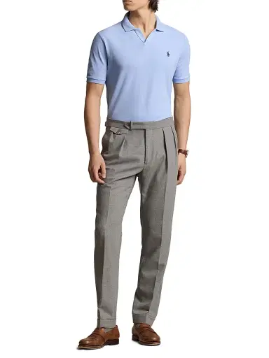 Polo Ralph Lauren Men's Stretch Mesh Johnny Collar Polo Shirt | Thumbnail 2
