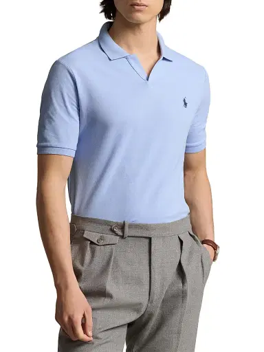 Polo Ralph Lauren Men's Stretch Mesh Johnny Collar Polo Shirt | Thumbnail 3