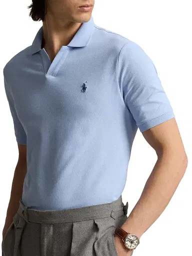 Polo Ralph Lauren Men's Stretch Mesh Johnny Collar Polo Shirt | Thumbnail 5