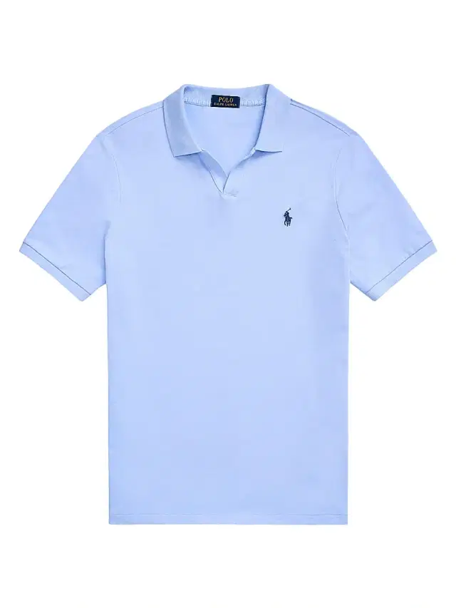 Polo Ralph Lauren Men's Stretch Mesh Johnny Collar Polo Shirt - Office Blue