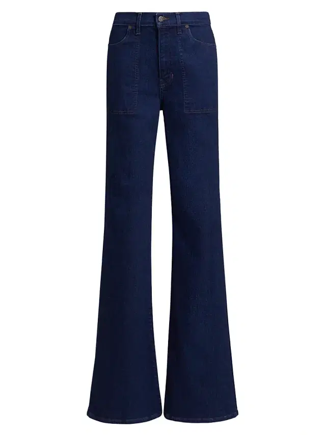 Women's Crosbie Denim Wide-Leg Jeans - Indigo Rinse