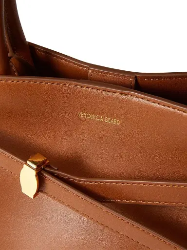 Veronica Beard Women's Dash Leather Top Handle Bag - Hazelwood | Thumbnail 5 Veronica Beard Women's Dash Leather Top Handle Bag - Hazelwood | Thumbnail 5