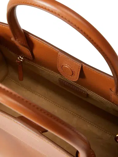 Veronica Beard Women's Dash Leather Top Handle Bag - Hazelwood | Thumbnail 6 Veronica Beard Women's Dash Leather Top Handle Bag - Hazelwood | Thumbnail 6