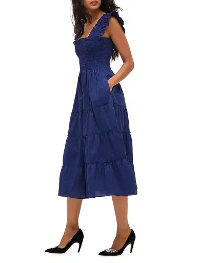 Hill House Home Women's The Ellie Nap Dress - Navy - Size XXL | Thumbnail 3