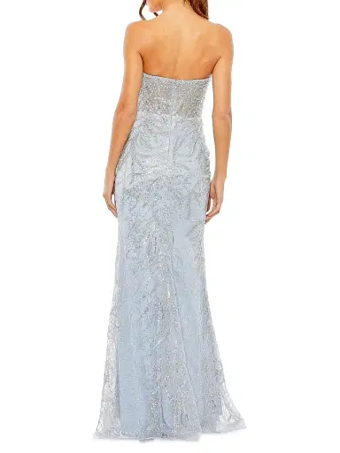 Mac Duggal Women's Embellished Strapless Gown - Powder Blue - Size 14 | Thumbnail 2 Mac Duggal Women's Embellished Strapless Gown - Powder Blue - Size 14 | Thumbnail 2