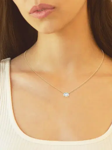 näas Women's Ethereal 14K Yellow Gold & 1.00 TCW Lab-Grown Diamond Pendant Necklace - Yellow Gold | Thumbnail 2 näas Women's Ethereal 14K Yellow Gold & 1.00 TCW Lab-Grown Diamond Pendant Necklace - Yellow Gold | Thumbnail 2