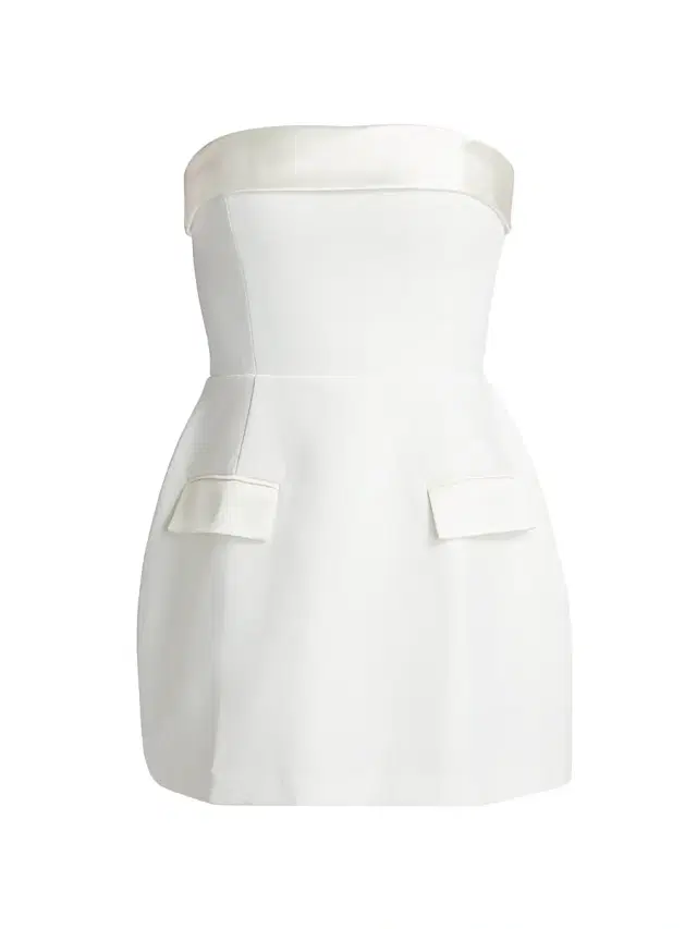 Amanda Uprichard Women's Lucienne Satin Fit-&-Flare Romper -