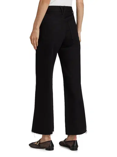 Veronica Beard Women's Taylor Denim Crop Wide-Leg Jeans | Thumbnail 5 Veronica Beard Women's Taylor Denim Crop Wide-Leg Jeans | Thumbnail 5