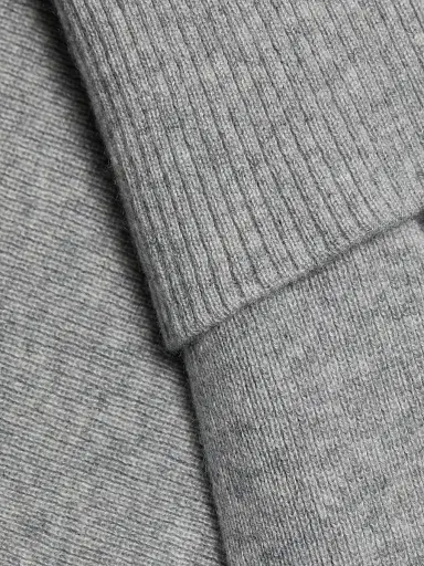 Saks Fifth Avenue Women's Ribbed Cashmere Midi-Dress - Flannel - Size Large | Thumbnail 7