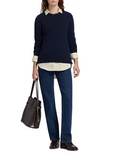 Saks Fifth Avenue Women's Cashmere Crewneck Sweater | Thumbnail 2