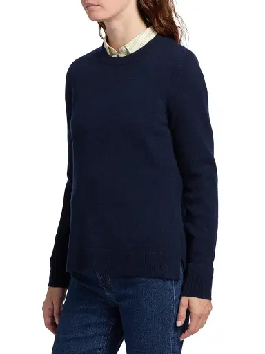 Saks Fifth Avenue Women's Cashmere Crewneck Sweater | Thumbnail 4