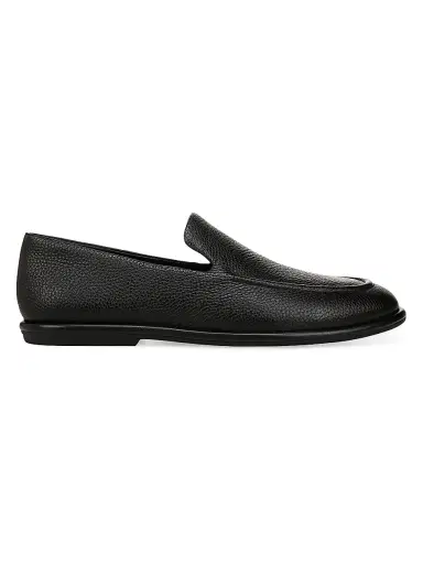 Vince Men's Hann Pebbled Leather Loafers - Black | Thumbnail 1 Vince Men's Hann Pebbled Leather Loafers - Black | Thumbnail 1
