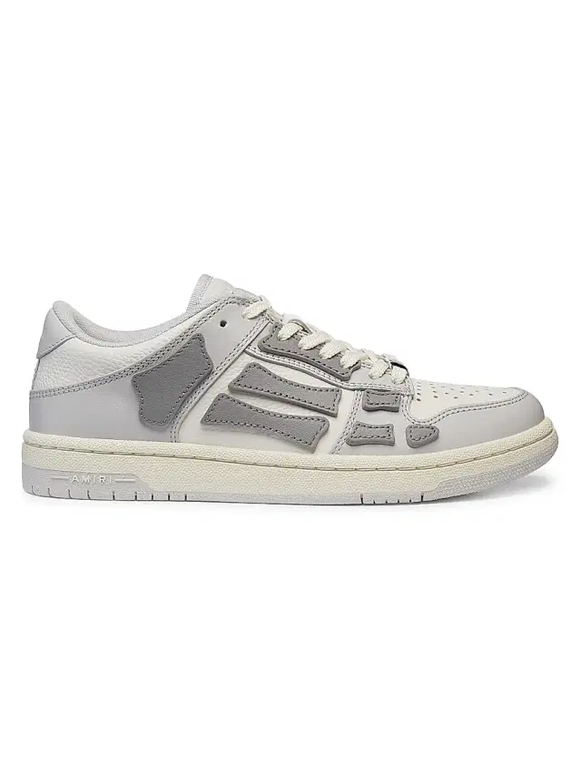 Women's Skel Top Low Leather Sneakers - Grey Women's Skel Top Low Leather Sneakers - Grey