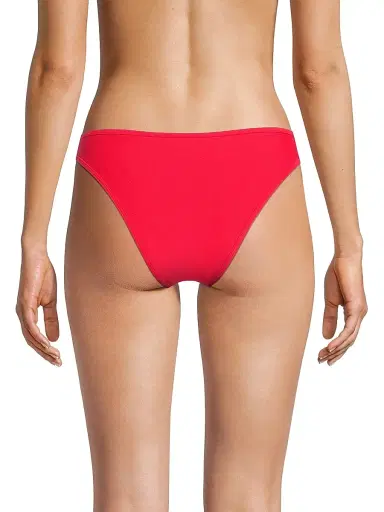 Ramy Brook Women's Isla High-Leg Bikini Bottom - Flame | Thumbnail 5